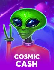 Portada de slot moderno con colores intensos y brillo neón